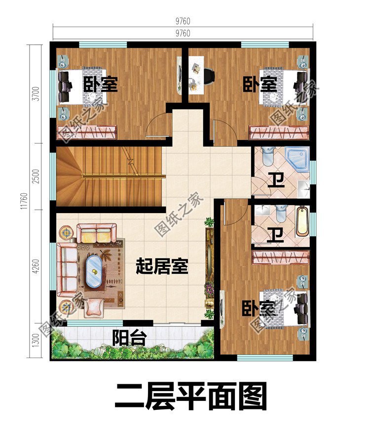 三套平屋頂別墅設(shè)計，施工簡單造價不高，真正適合老百姓建造