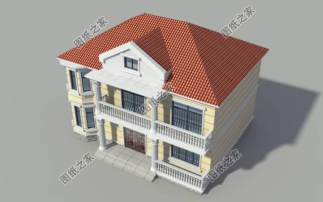 簡歐式農村別墅設計，造型美觀簡約，經(jīng)典不過時