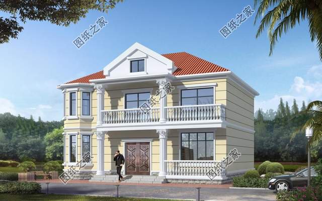 簡歐式農村別墅設計，造型美觀簡約，經(jīng)典不過時