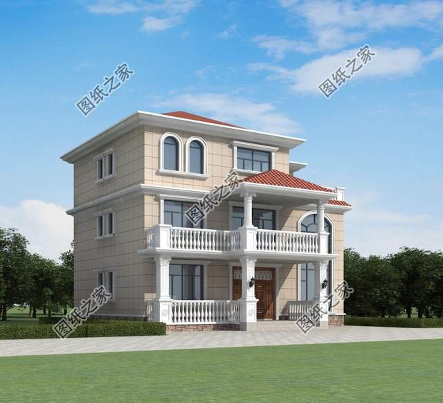 五款三層別墅設(shè)計(jì)，外觀新穎時(shí)尚，建一棟妥妥的人生贏家