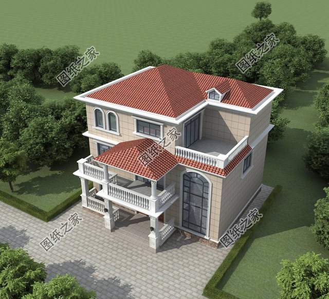 五款三層別墅設(shè)計(jì)，外觀新穎時(shí)尚，建一棟妥妥的人生贏家