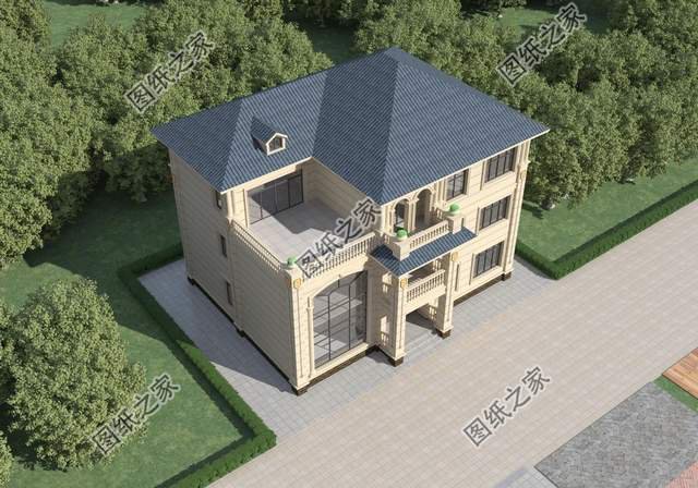 五款三層別墅設(shè)計(jì)，外觀新穎時(shí)尚，建一棟妥妥的人生贏家