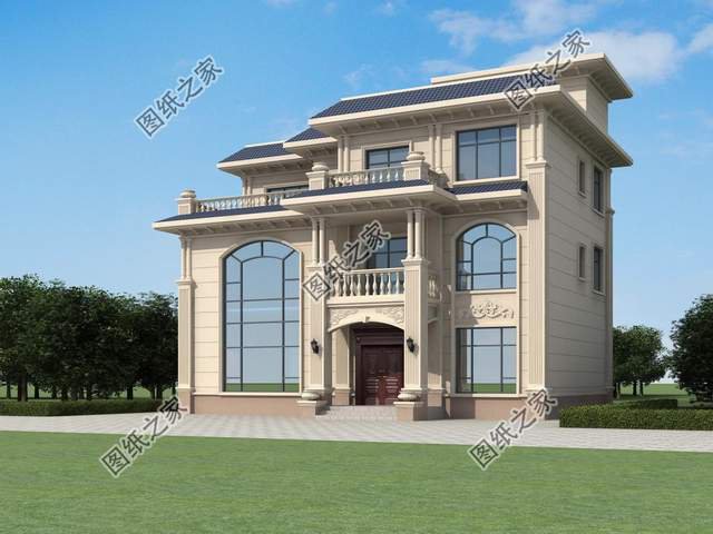 五款三層別墅設(shè)計(jì)，外觀新穎時(shí)尚，建一棟妥妥的人生贏家