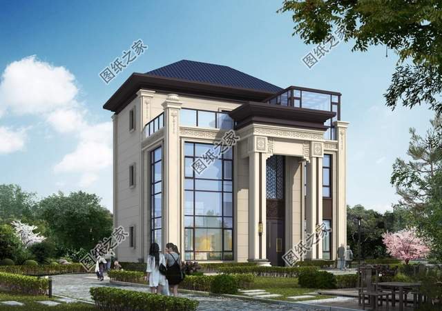 五款三層別墅設(shè)計(jì)，外觀新穎時(shí)尚，建一棟妥妥的人生贏家