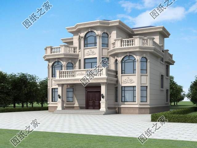 五款三層別墅設(shè)計(jì)，外觀新穎時(shí)尚，建一棟妥妥的人生贏家