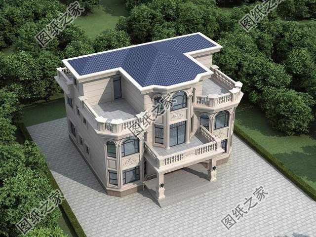五款三層別墅設(shè)計(jì)，外觀新穎時(shí)尚，建一棟妥妥的人生贏家
