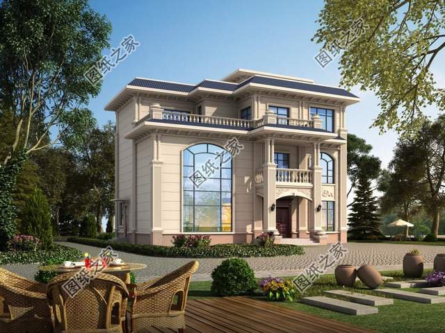 五款三層別墅設(shè)計(jì)，外觀新穎時(shí)尚，建一棟妥妥的人生贏家