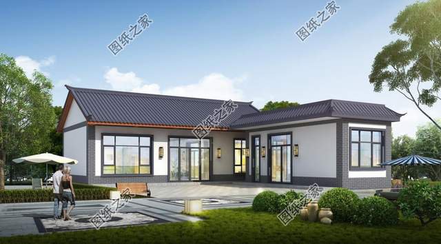 農(nóng)村一層別墅設(shè)計(jì)，穩(wěn)重踏實(shí)更實(shí)用，南北方都適合