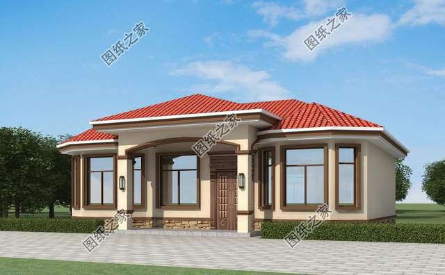 農(nóng)村一層別墅設(shè)計(jì)，穩(wěn)重踏實(shí)更實(shí)用，南北方都適合