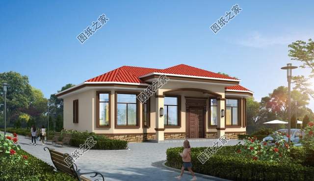 農(nóng)村一層別墅設(shè)計(jì)，穩(wěn)重踏實(shí)更實(shí)用，南北方都適合