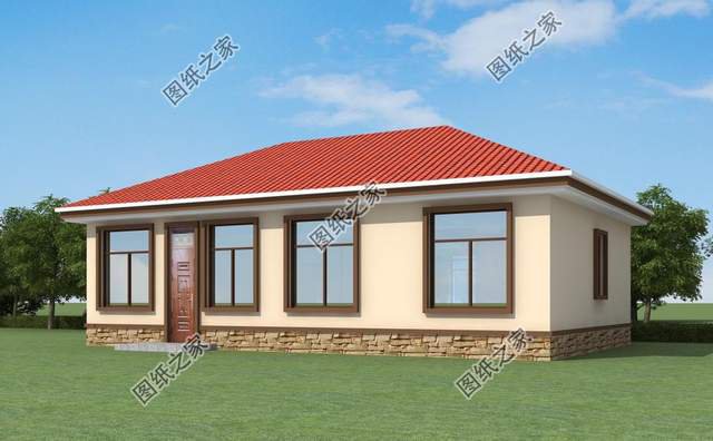 農(nóng)村一層別墅設(shè)計(jì)，穩(wěn)重踏實(shí)更實(shí)用，南北方都適合