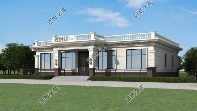 新款一層別墅設(shè)計(jì)，在老家蓋這樣的住宅，擱誰(shuí)不心動(dòng)