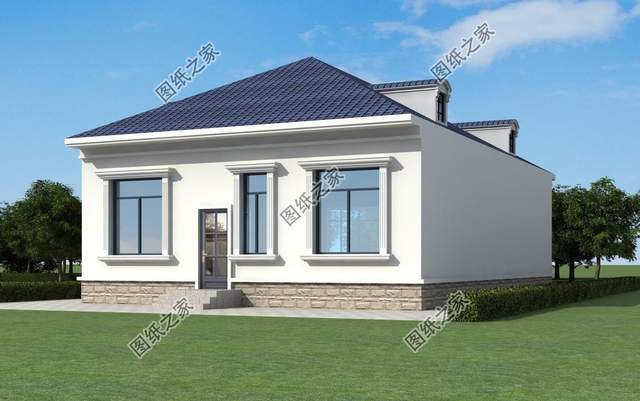 新款一層別墅設(shè)計(jì)，在老家蓋這樣的住宅，擱誰(shuí)不心動(dòng)