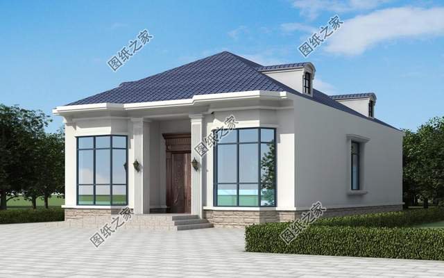 新款一層別墅設(shè)計(jì)，在老家蓋這樣的住宅，擱誰(shuí)不心動(dòng)