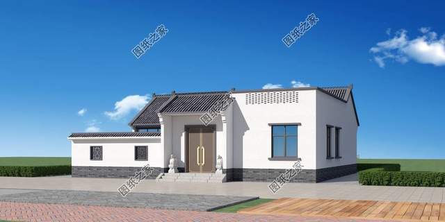 新款一層別墅設(shè)計(jì)，在老家蓋這樣的住宅，擱誰(shuí)不心動(dòng)