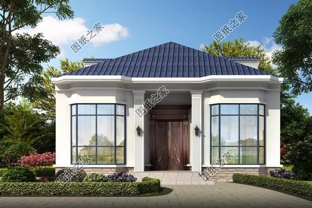 新款一層別墅設(shè)計(jì)，在老家蓋這樣的住宅，擱誰(shuí)不心動(dòng)