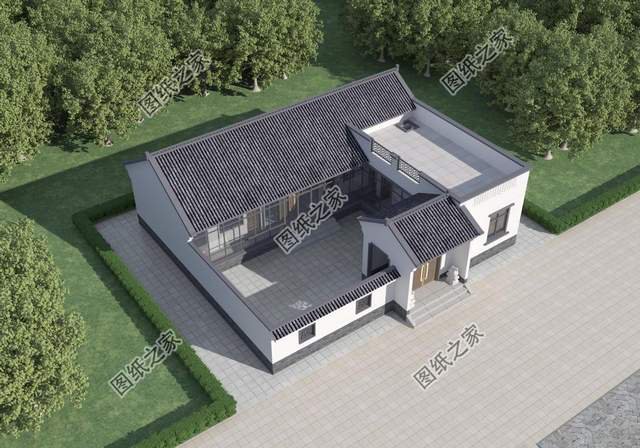 新款一層別墅設(shè)計(jì)，在老家蓋這樣的住宅，擱誰(shuí)不心動(dòng)