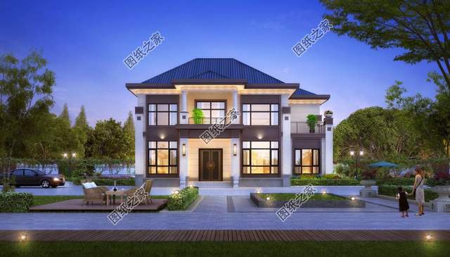 新中式風(fēng)農(nóng)村別墅設(shè)計(jì)，符合老百姓的傳統(tǒng)審美，帶來舒適享受