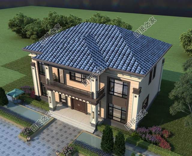 新中式風(fēng)農(nóng)村別墅設(shè)計(jì)，符合老百姓的傳統(tǒng)審美，帶來舒適享受