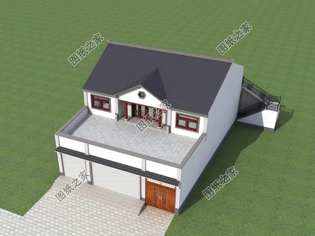 帶商鋪的農(nóng)村別墅設(shè)計(jì)，在家也能掙到錢，全家老小都喜歡