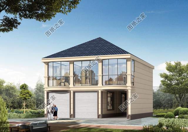 帶商鋪的農(nóng)村別墅設(shè)計(jì)，在家也能掙到錢，全家老小都喜歡