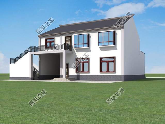 帶商鋪的農(nóng)村別墅設(shè)計(jì)，在家也能掙到錢，全家老小都喜歡