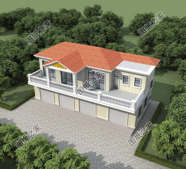 帶商鋪的農(nóng)村別墅設(shè)計(jì)，在家也能掙到錢，全家老小都喜歡