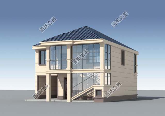 帶商鋪的農(nóng)村別墅設(shè)計(jì)，在家也能掙到錢，全家老小都喜歡