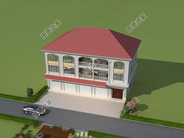 帶商鋪的農(nóng)村別墅設(shè)計(jì)，在家也能掙到錢，全家老小都喜歡