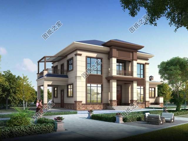 農(nóng)村二層別墅設(shè)計，更為經(jīng)濟實用，適合老百姓的建造優(yōu)質(zhì)戶型