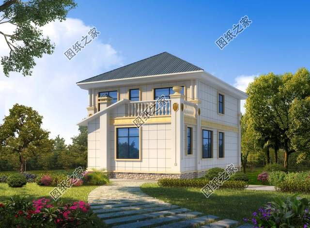 農(nóng)村建房預(yù)算不夠，來(lái)看看下面兩開(kāi)間別墅設(shè)計(jì)，有沒(méi)有中意款式