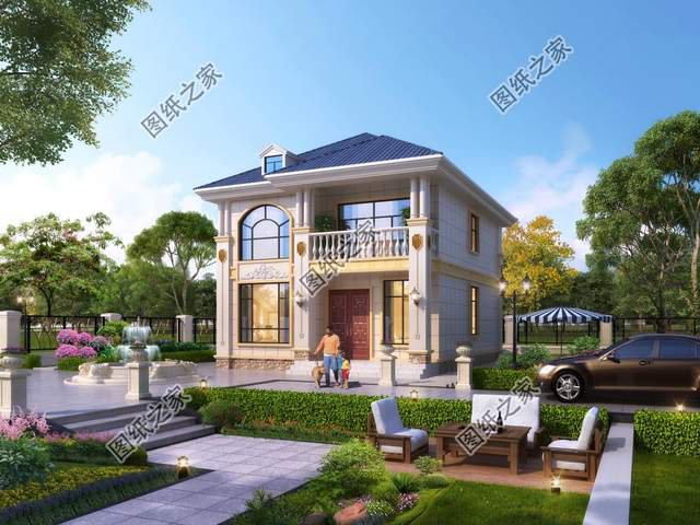 農(nóng)村建房預(yù)算不夠，來(lái)看看下面兩開(kāi)間別墅設(shè)計(jì)，有沒(méi)有中意款式