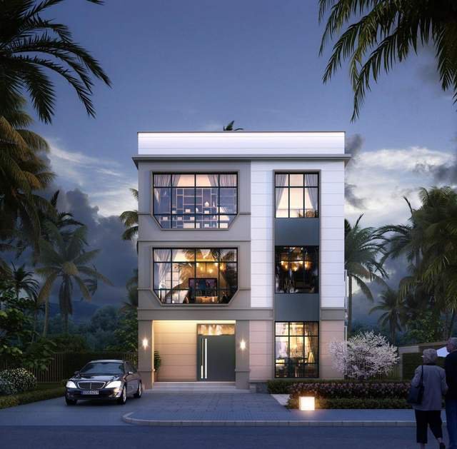 三層兩開間別墅設(shè)計(jì)，小面寬也能建好房，城里人看了都羨慕了