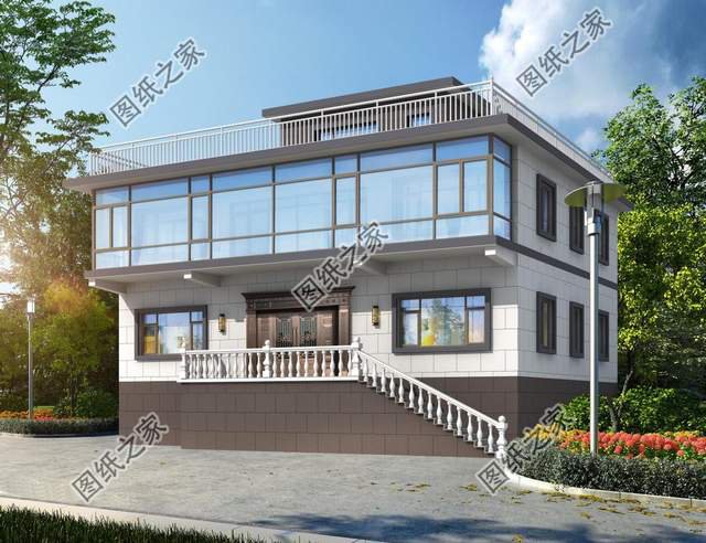 帶地下室的農(nóng)村別墅設(shè)計(jì)，看一眼就能愛上的住宅，方便又實(shí)用