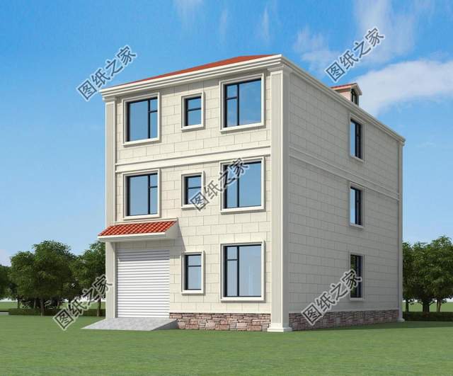 農(nóng)村三層簡歐式別墅設計，造價不高人人都可以建，喜歡收藏不錯過