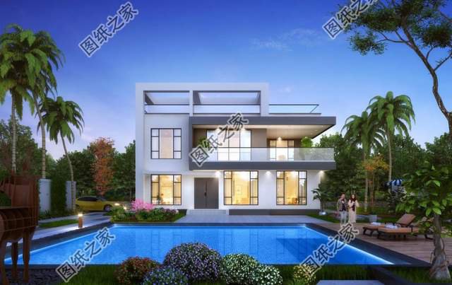 現(xiàn)代風(fēng)格鄉(xiāng)村別墅，勇于打破常規(guī)的設(shè)計(jì)理念，彰顯年輕人的個(gè)性化