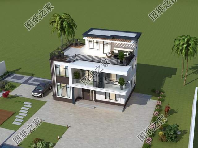 現(xiàn)代風(fēng)格鄉(xiāng)村別墅，勇于打破常規(guī)的設(shè)計(jì)理念，彰顯年輕人的個(gè)性化