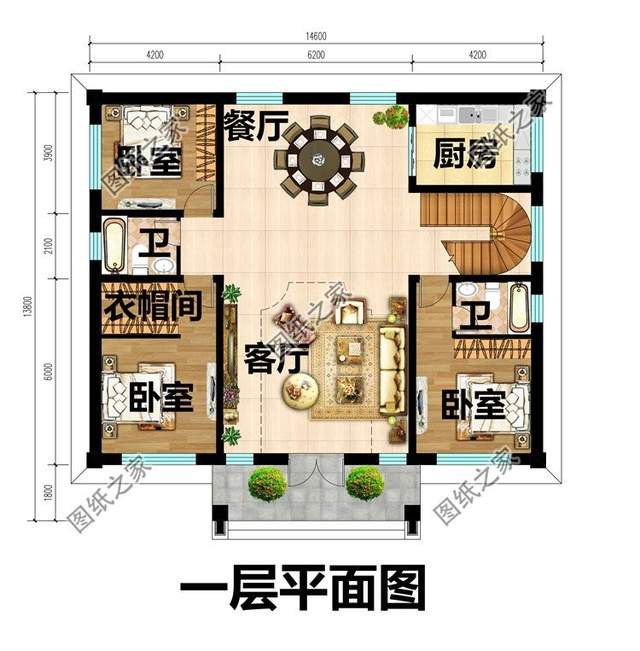 農(nóng)村自建房設(shè)計(jì)，外觀大氣美觀，布局合理舒適