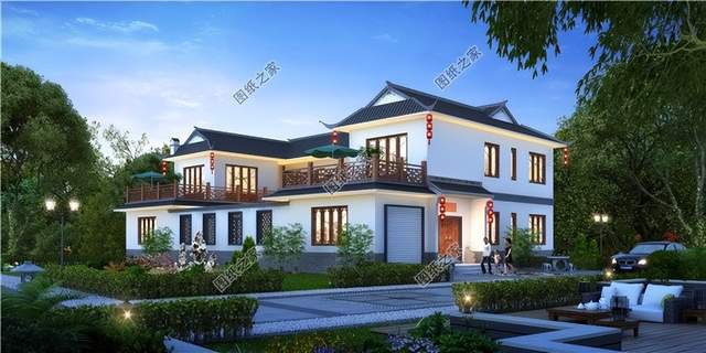 中式合院小別墅設(shè)計(jì)推薦，傳統(tǒng)住宅設(shè)計(jì)，回歸樸實(shí)的農(nóng)村生活