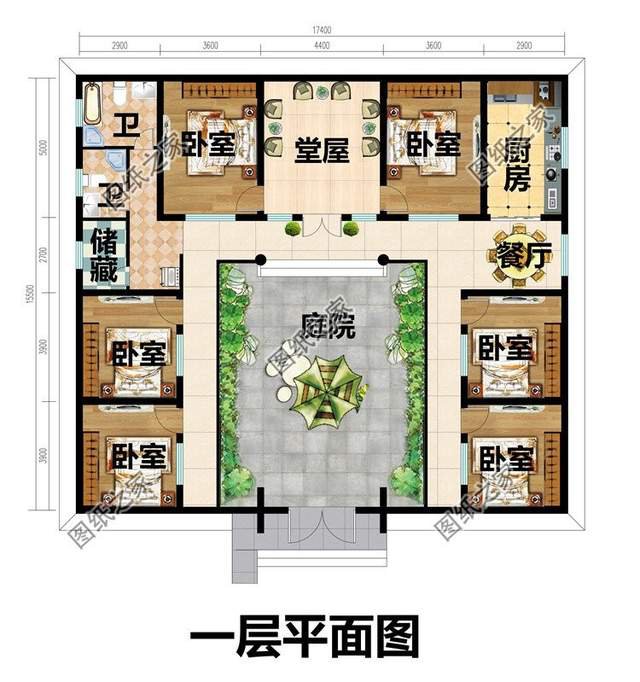 中式合院小別墅設(shè)計(jì)推薦，傳統(tǒng)住宅設(shè)計(jì)，回歸樸實(shí)的農(nóng)村生活