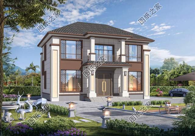 新中式農(nóng)村別墅設(shè)計(jì)推薦，中式質(zhì)感十足，絕對(duì)適合老家建