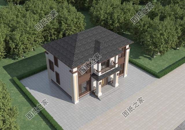 新中式農(nóng)村別墅設(shè)計(jì)推薦，中式質(zhì)感十足，絕對(duì)適合老家建