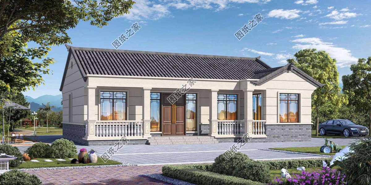 新中式農(nóng)村小別墅設(shè)計，更顯沉穩(wěn)大氣，以彰顯東方之美