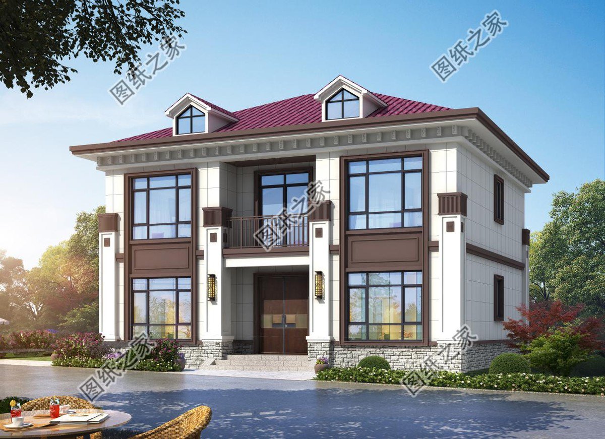 最實(shí)用農(nóng)村別墅設(shè)計(jì)，外觀端莊大氣，國(guó)人的理想住宅