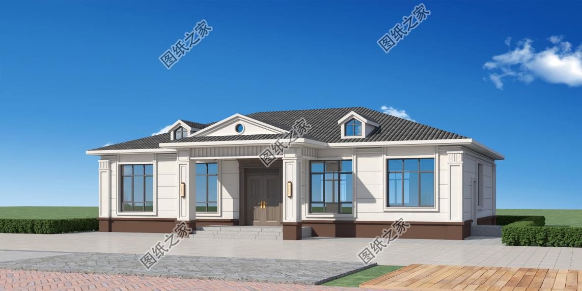 農村大開間一層自建房設計，造價經(jīng)濟實惠，晚年養(yǎng)老必備選擇