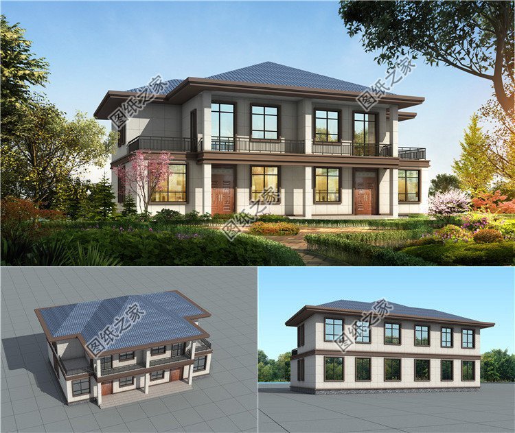 鄉(xiāng)村兄弟雙拼自建房，一家人生活在一起，追求更高更好的生活品質(zhì)