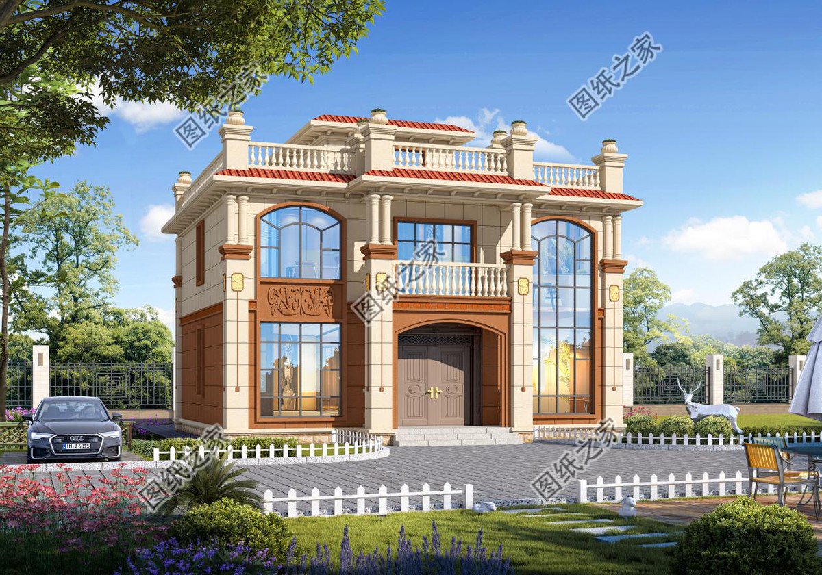 華麗歐式風(fēng)是當(dāng)下農(nóng)村建房的主流，更多人建房的選擇