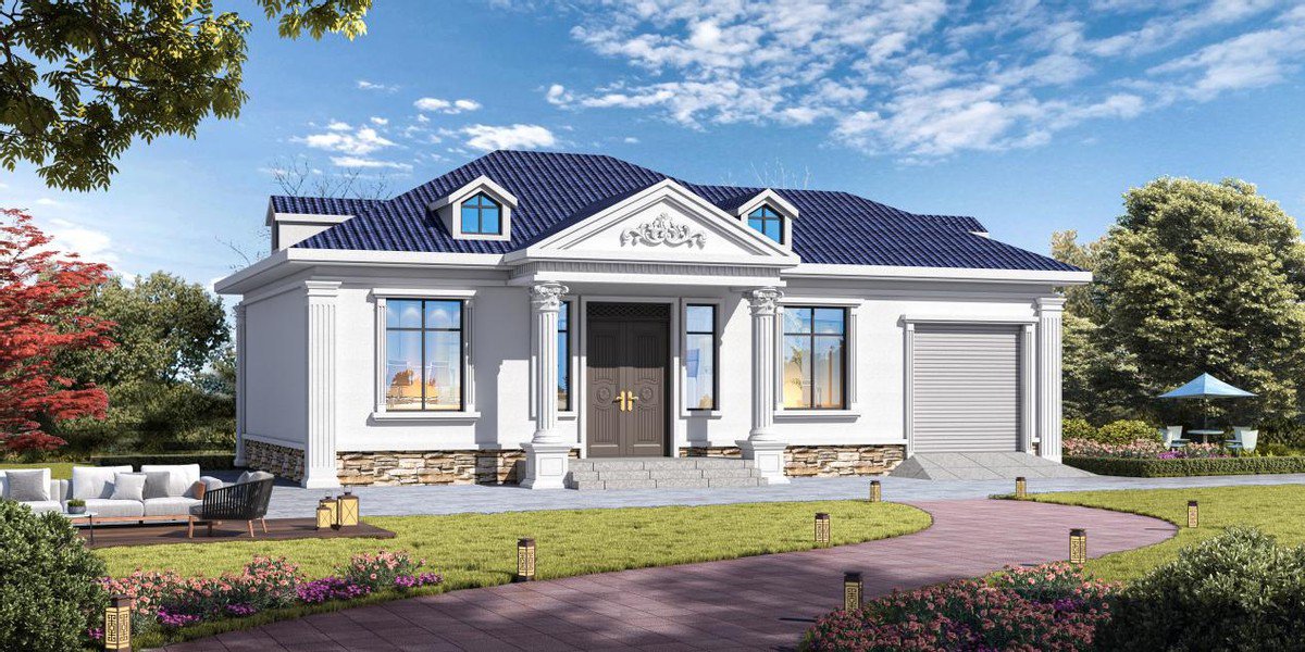 華麗歐式風(fēng)是當(dāng)下農(nóng)村建房的主流，更多人建房的選擇