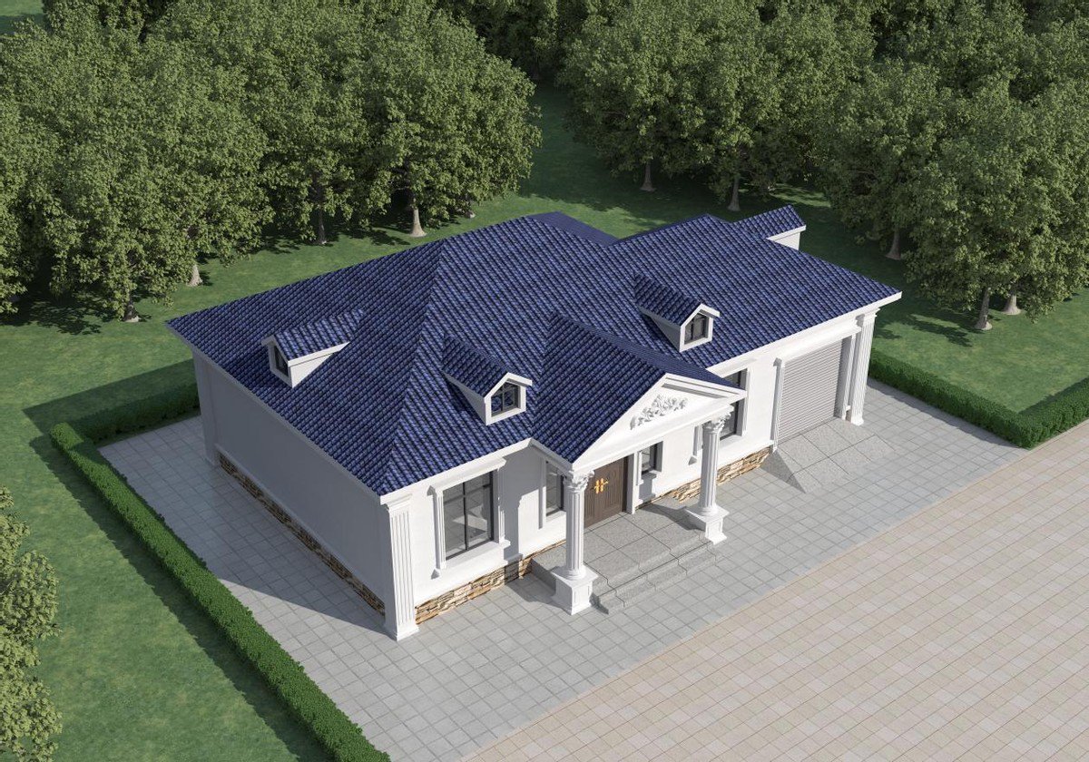 華麗歐式風(fēng)是當(dāng)下農(nóng)村建房的主流，更多人建房的選擇