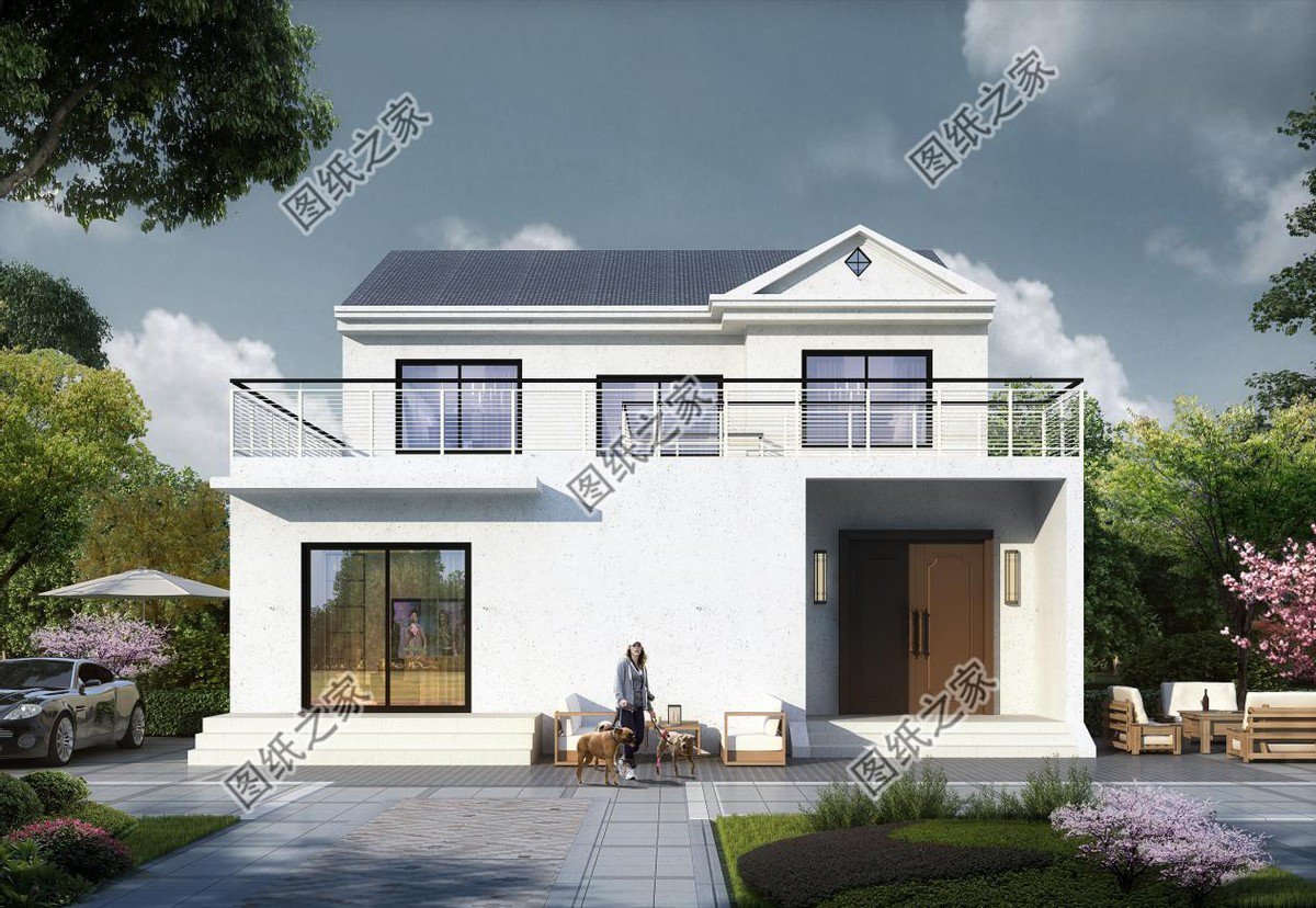 現(xiàn)代風(fēng)鄉(xiāng)村自建房設(shè)計(jì)，全是年輕人喜歡的潮流元素，美觀大氣